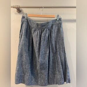 Eileen Fisher Classic Denim Women's Skirt Size Medium